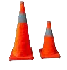 Traffic Cone Lipat 45 cm