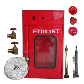 Hydrant Box Indoor Type B Kaca Fullset Alarm