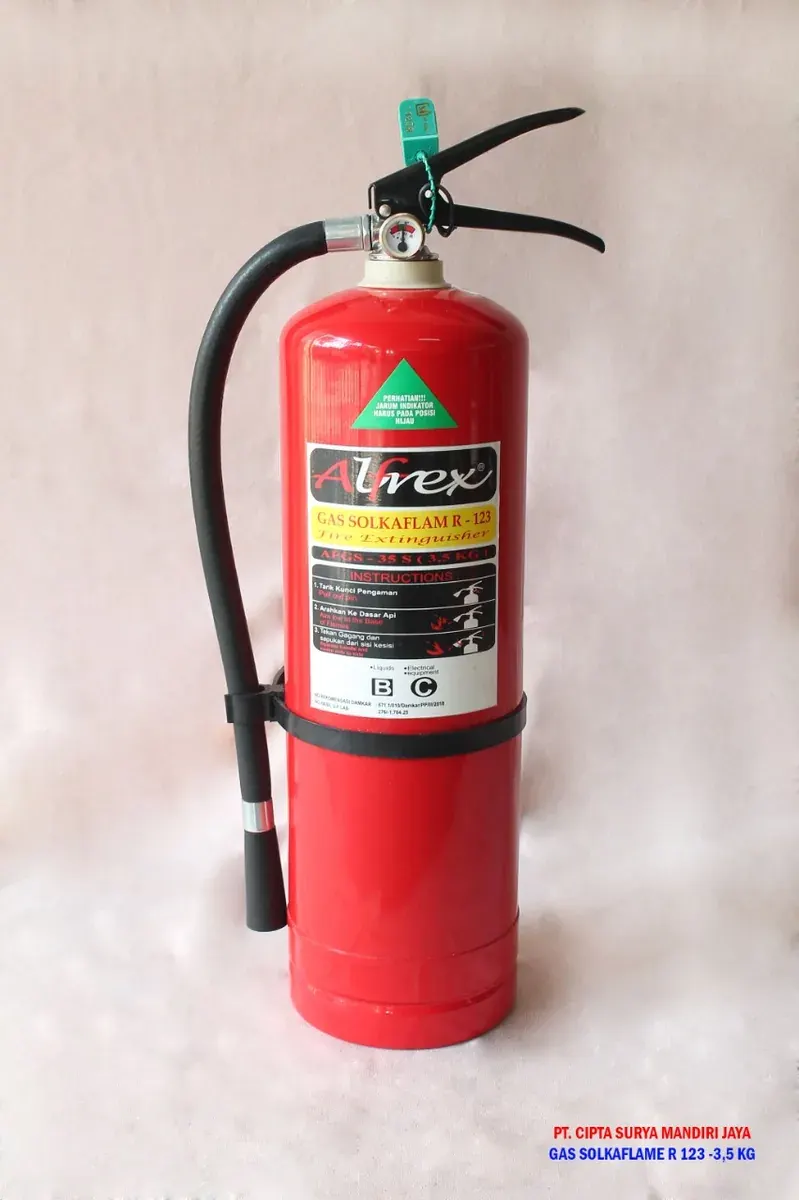 APAR Gas Solkaflame R-123 3,5 kg